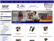 Tablet Screenshot of barcodespot.com